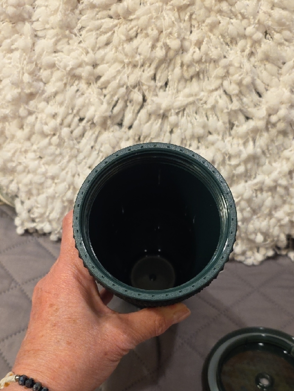 Starbucks 2021 Venti Matte Studded Tumbler - Forest Green 24oz. - Picture 6 of 9